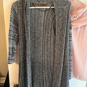 Black and white cardigan